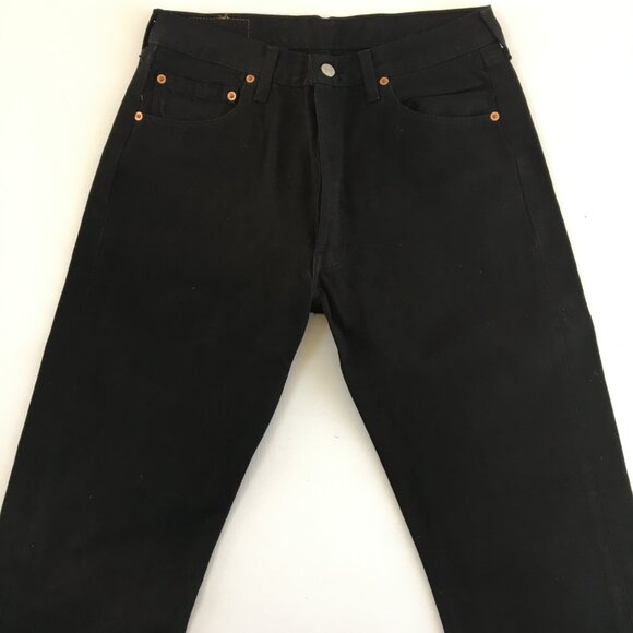 Vintage Levi's 501 Black Jeans - Picture 2 of 16